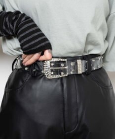 WEGO ビジューワイドベルト