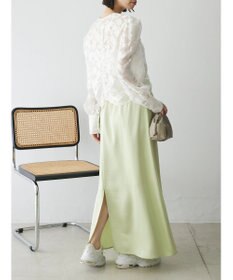 Green Parks AnriettMusee 花柄オパールシャーリングブラウス