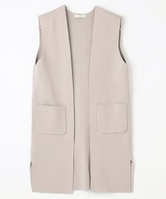 ANY L 【洗濯機可能】スタイルアップ ニットジレ