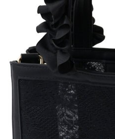 Maison de FLEUR メッシュレース2Wayトートバッグ