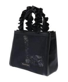 Maison de FLEUR メッシュレース2Wayトートバッグ