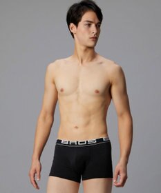 WACOAL MEN ボクサーパンツ 【2枚組】 綿混(本体) フロント快適設計 肌あたり軽減設計 前閉じ 下着 ボクサーブリーフ メンズ GT3500 /ブロス バイ ワコールメン