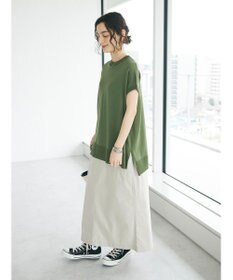 CRAFT STANDARD BOUTIQUE ＵＶカット接触冷感半袖ニットチュニック