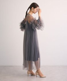 Green Parks ・Ｒａｉｌｍｅ　チュールワンピース（インナーＯＰ付）