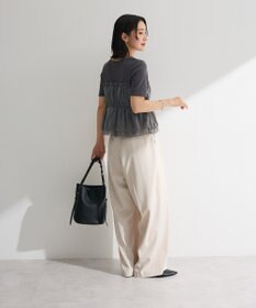 Green Parks オーガンジービスチェドッキング半袖プルオーハ