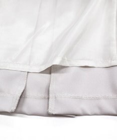 Tiaclasse L 【ダブルクロス】【洗える】フリルドレープワンピース