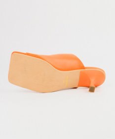 BONTRE 【PRECIEUX JOUET/プレシュウジュエ】ワイドスクエアスカルプチャーヒールミュール/019PJ