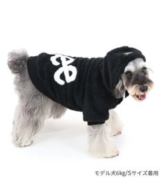 PET PARADISE Lee ボア フリース パーカー 《ブラック》 小型犬