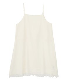 YECCA VECCA レースサテンキャミチュニック