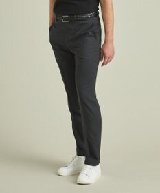 GOTAIRIKU ロングセラー【洗える/折り目加工/シワになりにくい/ウエストアジャスター】ウォッシャブル サマーウール100％パンツ_定番色(ノータック)23/24年モデル