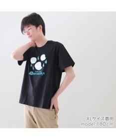 Mother garden しろたん Tシャツ 半袖  《蓄光 FUWA FUWABAKETAN》 黒色　S/M/L/XL