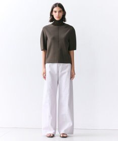 BEIGE， LAURA / ドライタッチ ストレッチショートスリーブニット