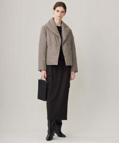 ICB L 【洗える】ウォームサテン カーゴスカート