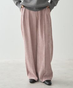 AMERICAN HOLIC コーデュロイタックワイドパンツ