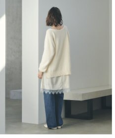 YECCA VECCA レースサテンキャミチュニック