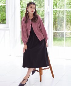 Tiaclasse 【洗える】ビジューニットカーディガン