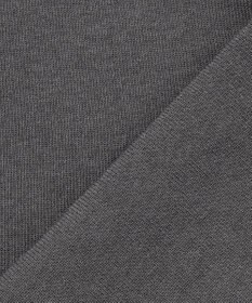 ANY L スウェットライクハーフジップニット