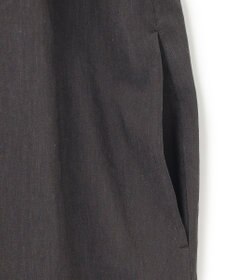 23区 【洗える】リネンレーヨンストレッチ  Iライン キャミソール ワンピース