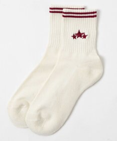 WEGO 底パイルスターラインソックス（14㎝丈）