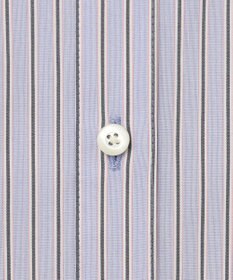 J.PRESS LADIES L 【洗える】BEZ ストライプ シャツカラー ブラウス