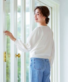 Tiaclasse 【洗える】ビジューニットカーディガン