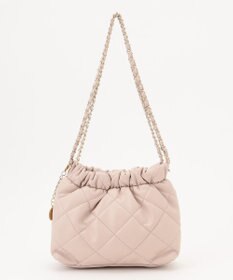 Feroux キルティング＆エコファー チェーンバッグ