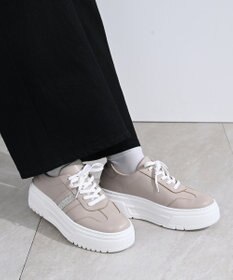 Pointer 日本製 本革ボリューム厚底スニーカー