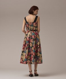 GRACE CONTINENTAL アンティークフラワータックスカート