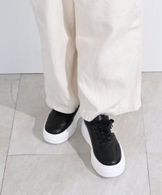 Pointer 日本製 本革ボリューム厚底スニーカー