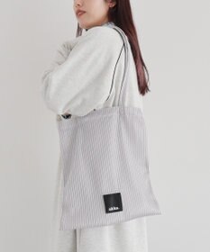 CRAFT STANDARD BOUTIQUE akha.ストライプメッシュトートバッグ