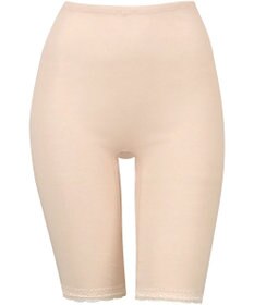 Wing インナーボトム 綿100％(身生地部) 接触冷感 さらっと快適 【綿100% シャリ感タイプ】 ひざ上丈 3Lまで対応 大きいサイズ 春 夏 ER6462 ウイング／ワコール