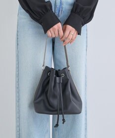 earth music&ecology バイカラーハンドルドロストバッグ