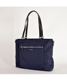 LA BAGAGERIE コーデュラ×リサイクルレザー　スクエアトート