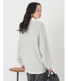 earth music&ecology ゆるモヘアライクレースニット