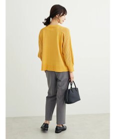 Green Parks きれいシルエットチェックパンツ