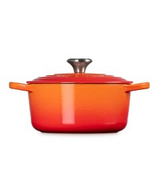 YAMATO テーブル＆キッチン 【ル・クルーゼ】シグニチャー　ココット・ロンド 18cm　オレンジ