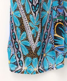 GRACE CONTINENTAL シフォンプリントギャザースカート