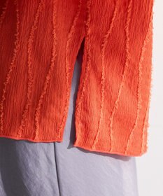 Green Parks ５分袖表面感カットプルオーバー