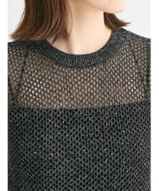 Green Parks スパンコールニットベスト