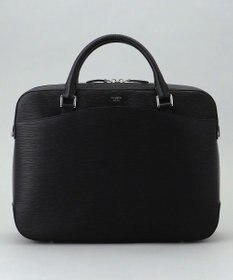 GOTAIRIKU 日本製【PELLE MORBIDA】型押しレザー ブリーフバッグ