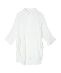 AMERICAN HOLIC 接触冷感５分袖変形ドルマンシアーシャツ