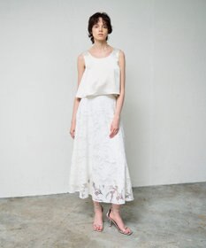 GRACE CONTINENTAL ケミカルリーフスカート