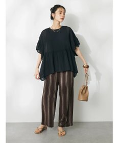 CRAFT STANDARD BOUTIQUE ウ゛ィンテージボイルティアード切替ブラウス