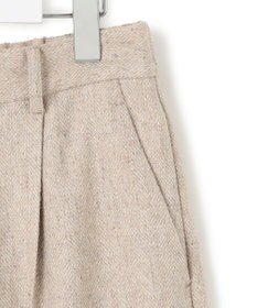 23区 S ヘリンボーンループツイード ハーフパンツ