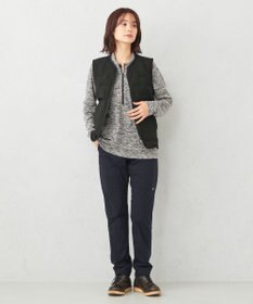 JOSEPH ABBOUD MOUNTAIN 【UNISEX】ランダムスラブリップハーフジップ