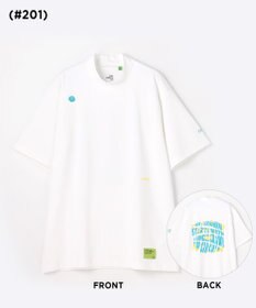 PW CIRCULUS 【MEN】POP＆WIT グラフィックモックネックT ゴルフ