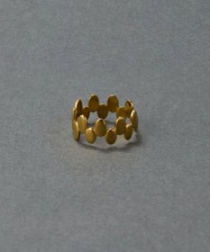 Phoebe 〈金属アレルギー対応〉オーバルリンクリング　ゴールド　ステンレス