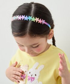 ANY KIDS キラキラレインボーカチューシャ