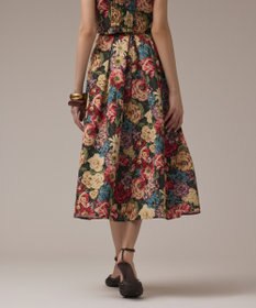GRACE CONTINENTAL アンティークフラワータックスカート