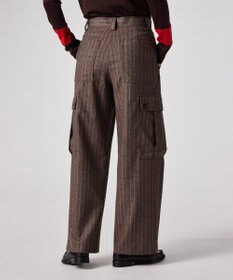 Paul Smith ストライプ ウール カーゴパンツ